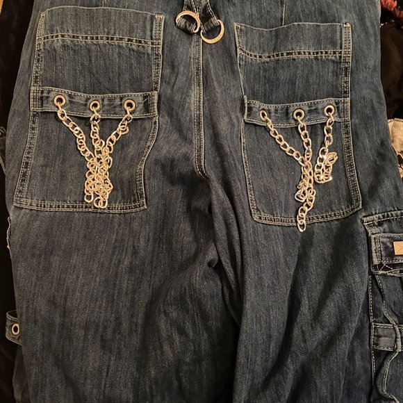 Tripp NYC Lock Up Pants [LIGHT BLUE DENIM] - Picture 8 of 9